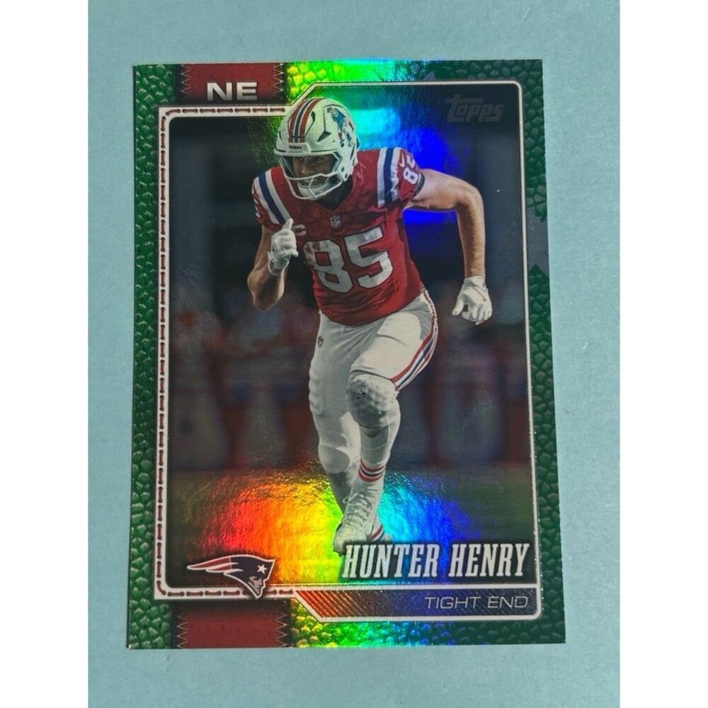 2026 Topps Flagship Green ,Hunter Henry ,New England Patriots Card #138 ser/99